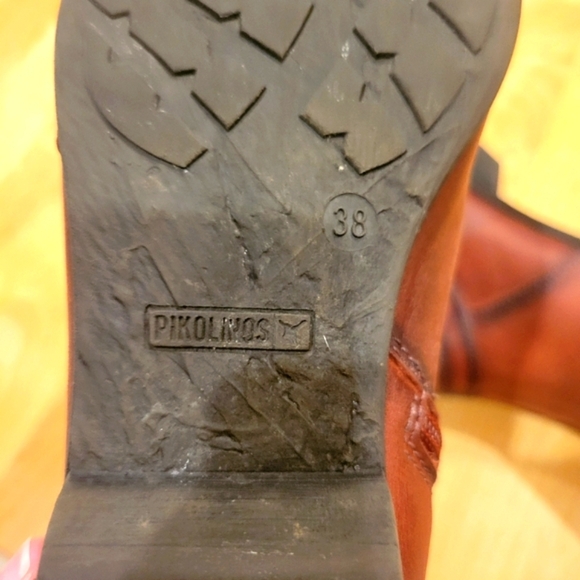 Pikolions Women's Leather Zip Ankle Boots Booties Size 38 - Picture 11 of 15